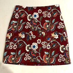 Women’s Skirt with Flower Design